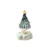 Miniature Christmas Tree Ornament Handcrafted Glass Sculpture  Living Room Decoration