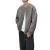 Korean Style Deer Fleece Cardigan Autumn New Arrival Lazy Style Simple High Grade Loose Sweater Coat For Men