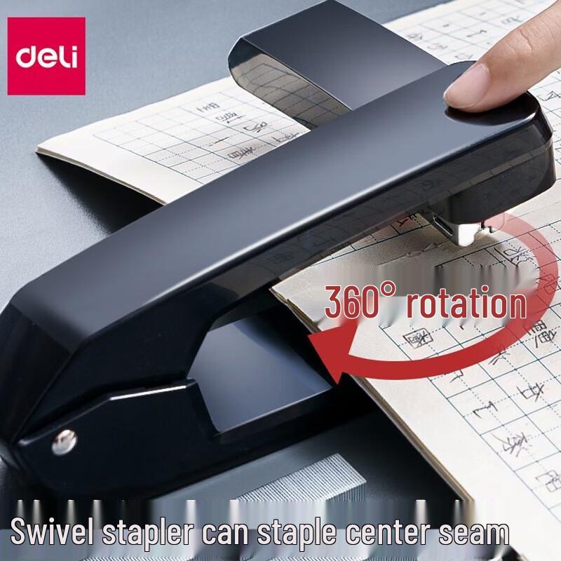 Deli 360-Degree Rotatable Stapler