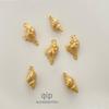 18k Gold-Plated Starfish & Seashell Pendant Jewelry for Beach Vacations
