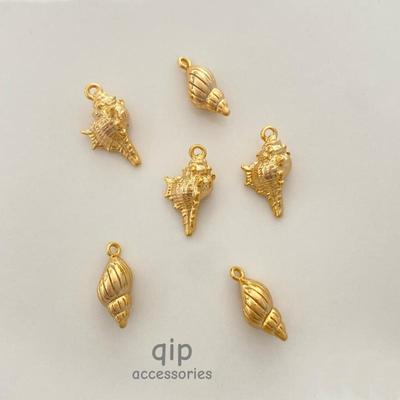 18k Gold-Plated Starfish & Seashell Pendant Jewelry for Beach Vacations
