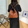 Street Retro Fashion Trend Women's Shoulder Crossbody Bag Zipper Large Capacity Travel Purse and Handbag Casual Backpack