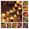 Colorful Led String Lights For Christmas Featuring Santa Snowman And Reindeer Designs