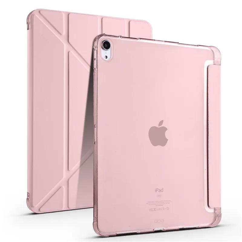 Pouzdro pro iPad Air 2024 M2 PU kůže Měkká záda Stojánek Chytrý kryt pro iPad Air 11 2024 Air 4 5 6. generace Pouzdro s držákem na tužku