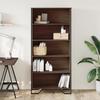 VidaXL Bookcase Brown Oak 80x31x169 Cm Engineered Wood 3295316