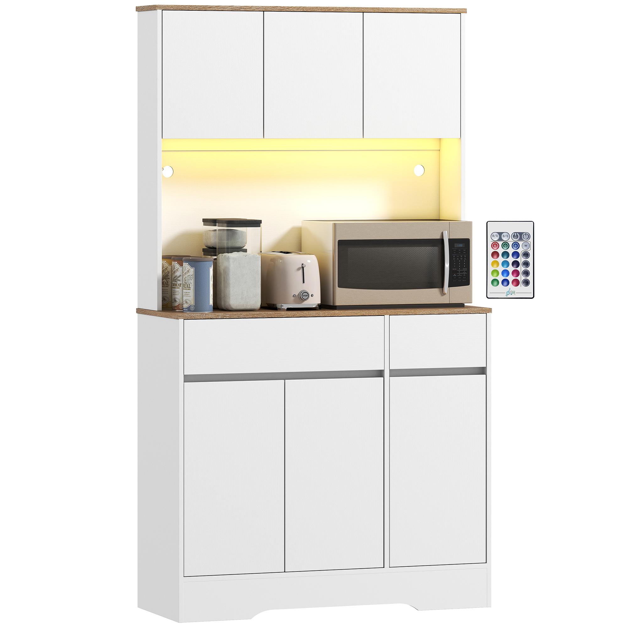 Kitchen sideboard tall kitchen storage unit