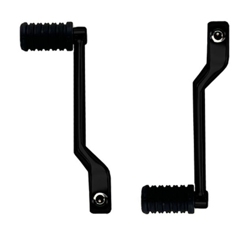 Motorcycle Front Rear Gear Lever With Conversion Axis Heel Toe Shifter Lever For Fat Boy Dyna Softail