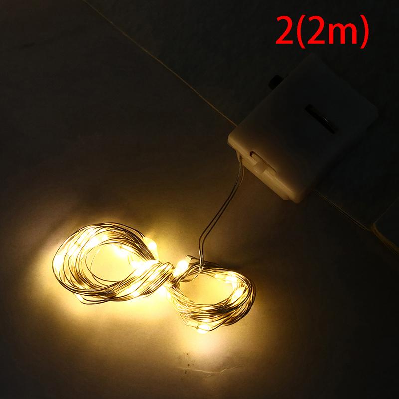 1:12 Dollhouse Miniture Led String Lights Decor Christmas Tree Accessories