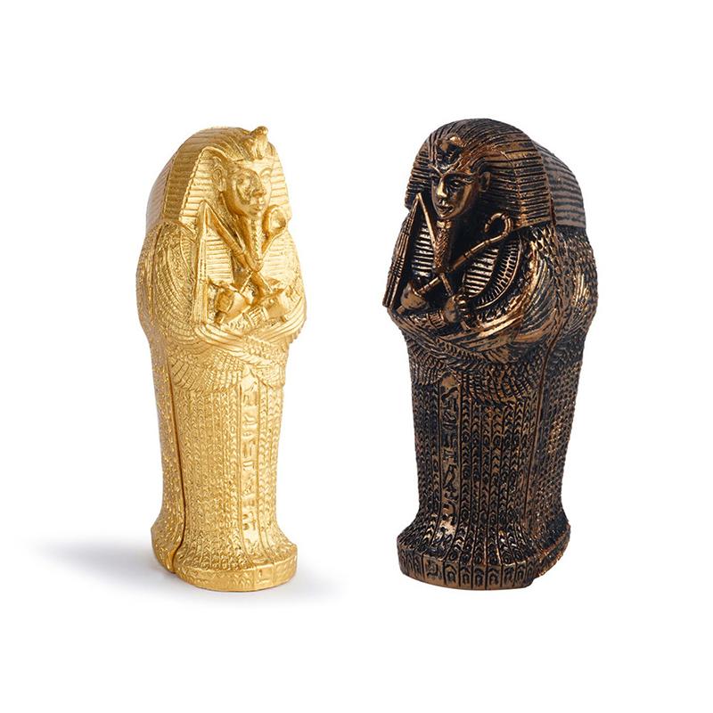 Ancient Egypt Mummy Coffin Ornament Detachable Resin Pharaoh Cleopatra Pyramid Gauze Gift Souvenir Simulation Handicraft
