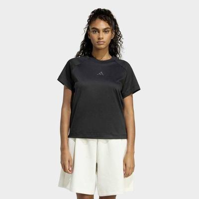 adidas SofT Lux T shirT For Women PeAched SpAcer FAbric Providing A SofT Touch  