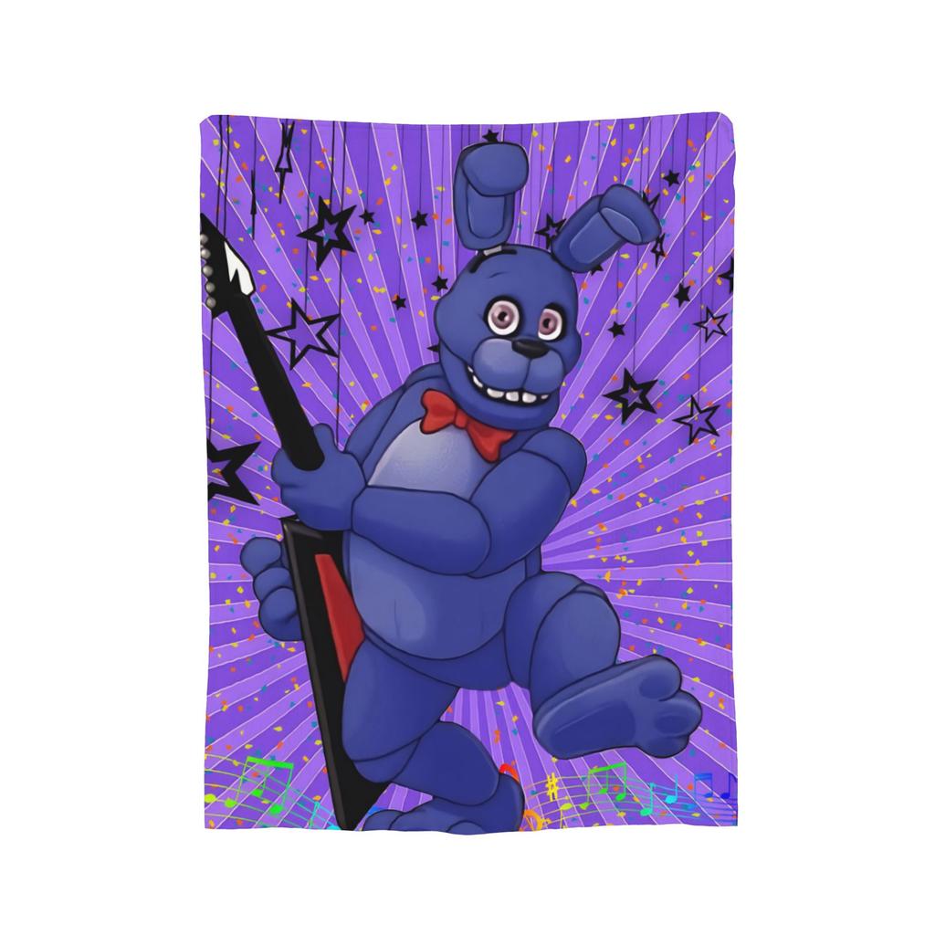 FNAF At Freddys Blanket Fleece Printed Breathable Super Warm Throw Blankets for Bedding Outdoor Bedspreads