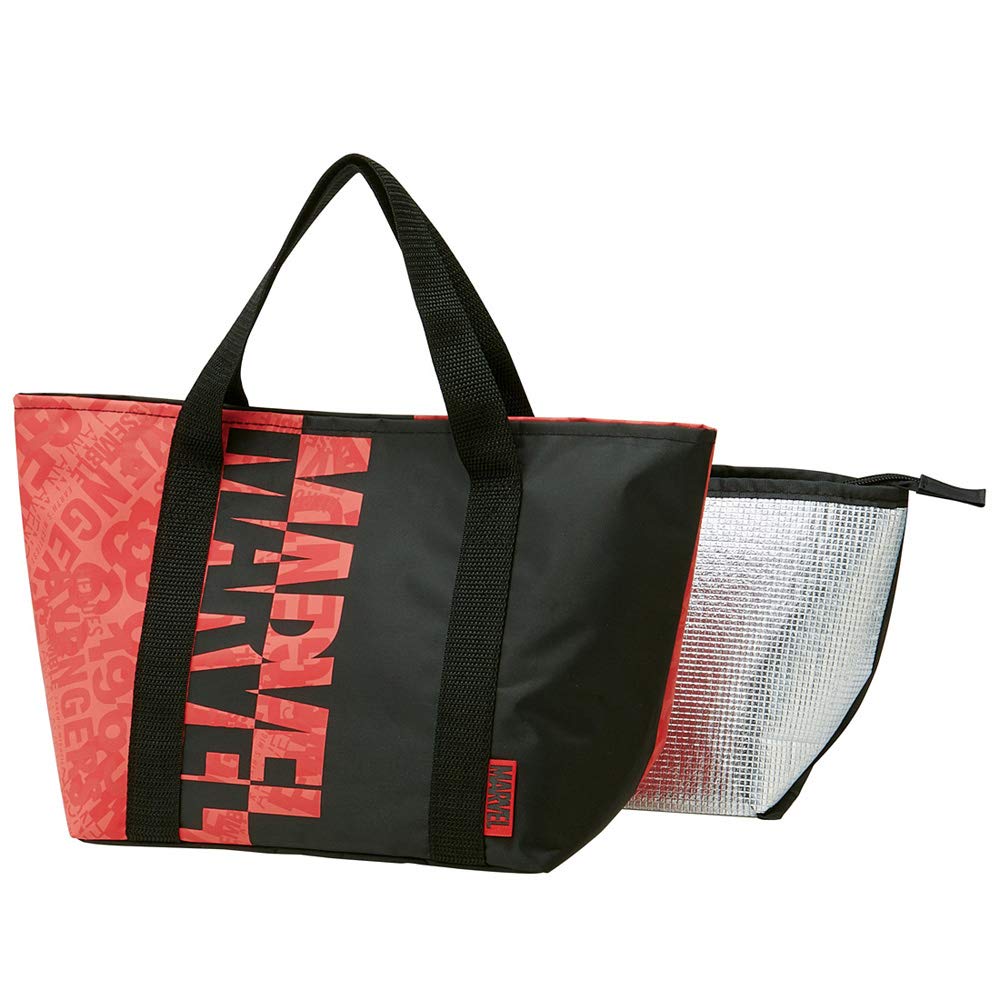 

Skater Washable Insulated Lunch 33cm W x D x Marvel Logo Disney KWW2 Bag, Large, 11.5cm 17.5cm H, Neon,