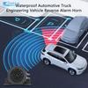 105dB Decibel Backup Siren Beeper Buzzer Sound Warning Alarm 12V 24V 80V Car Truck Vehicle Horn For Vehicle Reversing Reminders
