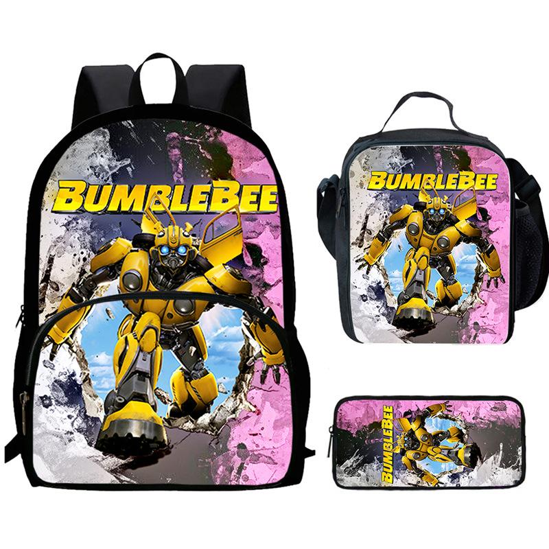 Transformers, Bumblebee Bag High Definition Multi-Function Oxford Lightweight Backpack