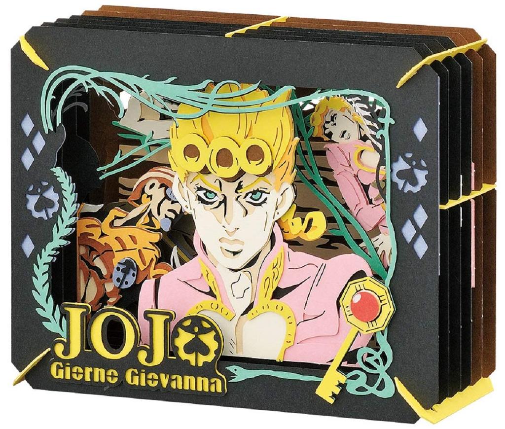 Ensky JoJo's Bizarre Adventure PT-156 Giorno Giovanna Approximately H100 X W80 X D42mm Paper