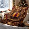 Bradford City AFC Pattern Blanket for Home Decoration, Bed, Sofa, Car Travel, Camping, Suitable for All Seasons, Birthday Christmas Gift