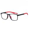 6pcs Sports Reading Glasses Square Frame PC Lens Multiple Strengths +1.0 To +4.0 Unisex Non-Prescription