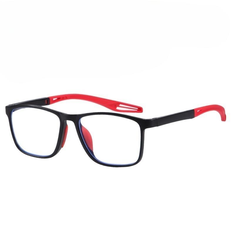 6pcs Sports Reading Glasses Square Frame PC Lens Multiple Strengths +1.0 To +4.0 Unisex Non-Prescription
