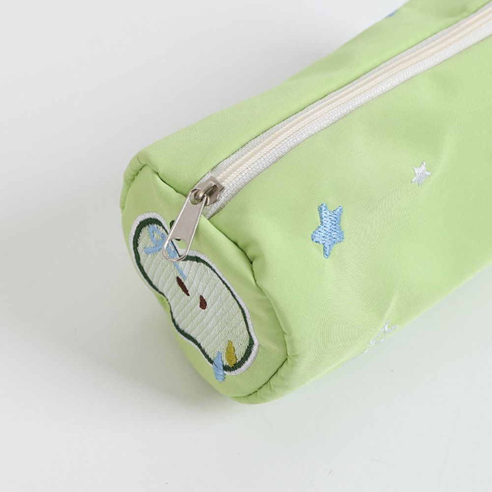 Embroidered Pencil Case Large Capacity Storage Bag Multifunctional Pen Box  School Office