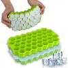 37 Cavity Honeycomb Ice Cube Trays Reusable Silicone Ice Cube Mold For Chilled Drinks Whiskey Cocktail  Diy Reusable Ice Maker