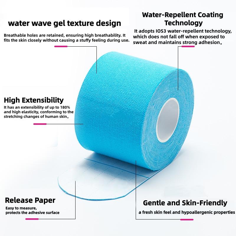 Kinesiology Tape Athletic Tape Sport Recovery Tape Strapping Gym Fitness Tennis Running Knee Muscle Protector