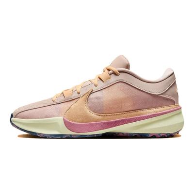 Zoom Freak 5 Fossil Stone Heren Sneakers Roze Hemels-Goud Alabast DX4985-200