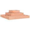Vidaxl Planter, 80X80X27 Cm, Light Douglas Fir Wood