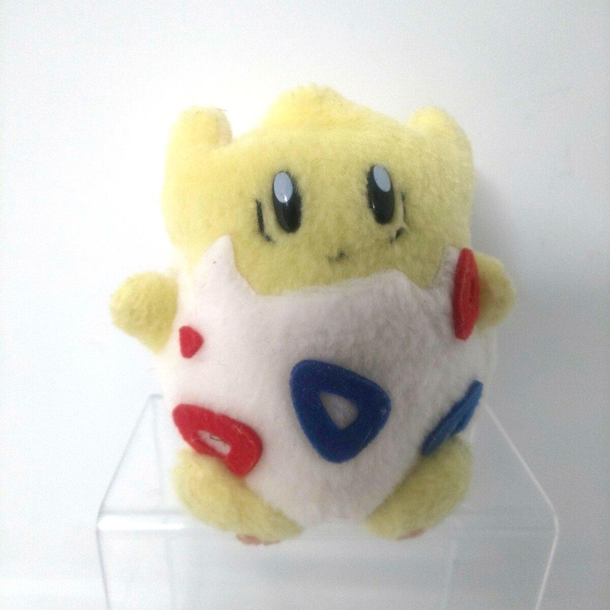 

[USED]Pokemon Togepi Plush Toy 1998 Condition Original Item 8cm Pocket Monsters Bandai Nintendo Anonymous Shipping (Early Model) - - As-is - - Height