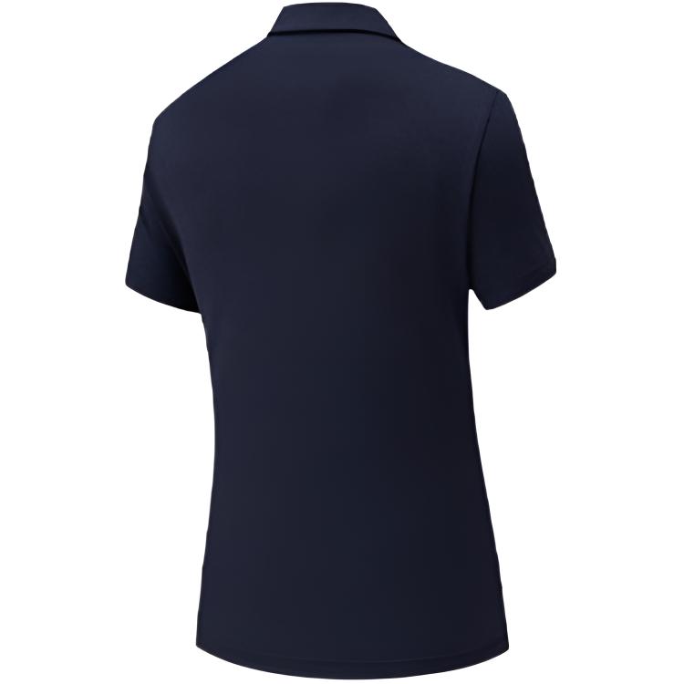 Anta Comfortable Solid Color Casual Breathable Short Sleeve Polo Shirt Women tops 162627114-6