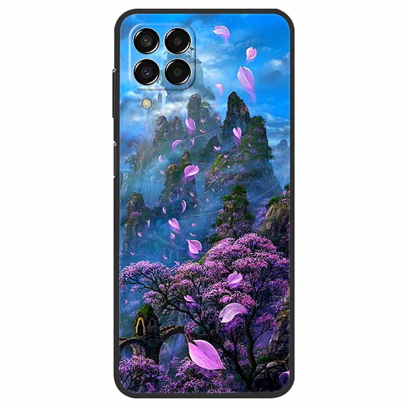 For Samsung Galaxy M33 / M53 Case Marble Soft Silicone Back Case for Samsung M53 2022 Fundas Case M 33 53 5G Phone Cover Coque
