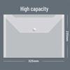 Jingulao A4 Transparent Snap Closure File Folders, 20-Pack