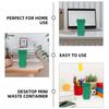 EXCEART 5pcs Mini Curbside Garbage Cans Desk Trash Can Trash Bins Pen Holder Desk Organizer Garbage Bin Recycle Can Mini Waste Basket with Lid Small