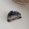 Korean Leopard Print Acetate Metal Hair Clip - Elegant Retro Claw Accessory