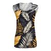 Womens Tank Top V Neck Basic Printed Casual Flowy Sleeveless Deep Side Cut Tops For Women