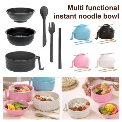 Bol Cuiseur à Nouilles Ramen avec Poignées Cuillère Cuiseur à Ramen Rapide