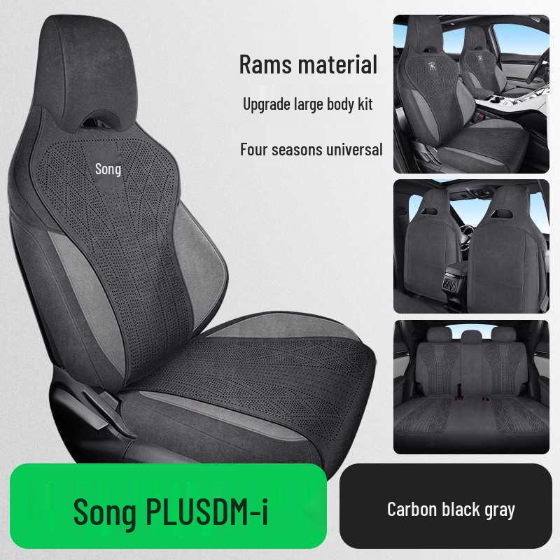 BYD Song Plus DMI Car Seat Cover & Cushion Set for 25 Models - Full Coverage for EVs Song Plus 5-Seater
