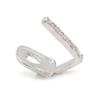 Teeth Braces Heart Shape Cubic Zirconia Men Women Hip Hop Vertical Stick Braces for Halloween