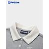 Fila FUSION Women's Faux Two-Piece Knit Polo Shirt