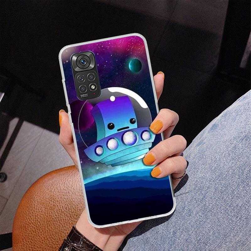 Geometry Dash Game Phone Case For Xiaomi Redmi Note 15 14 13 12S 12 11 Pro Plus 14S 11S 11E 10 10S 11T 5G Personalized Cover Red
