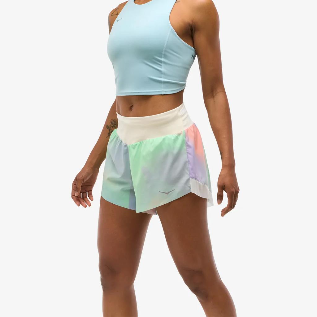 Hoka One One Ss25 Glide Fashion Simple Versatile Breathable Sports Shorts Women shorts Purple 1151091P