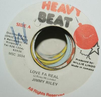 7inch Record JIMMY RILEY - Love Fa Real MSC3034 Heavy Beat Jamaica Reggae, Ska & Dub Used