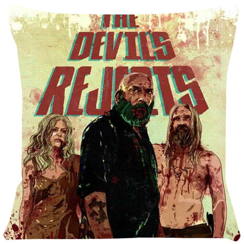 Horror Movie Cushion Cover Comfortable Short plush Pillow Cases Chair Car Sofa Pillow Cover Home Decorative  SJ114