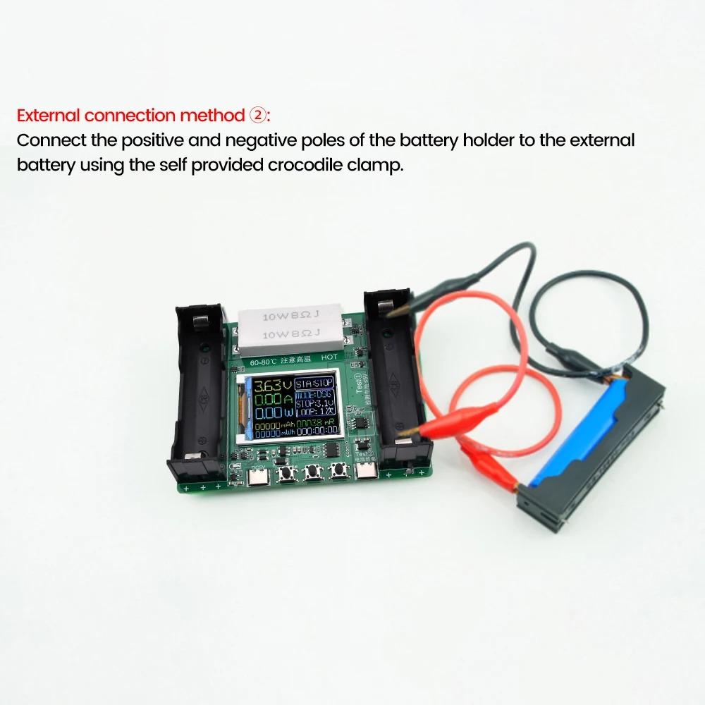 18650 Lithium Battery Capacity Tester Module MAh MWh Digital Battery Power Detector Module 18650 Battery Tester