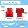 National Standard Aluminum Knurled Hand-Twist Nut M3-M10
