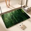 Rainforest Landscape Door Mat Anti-slip Absorb Water Long Strip Cushion Bedroon Mat Bedside Mats