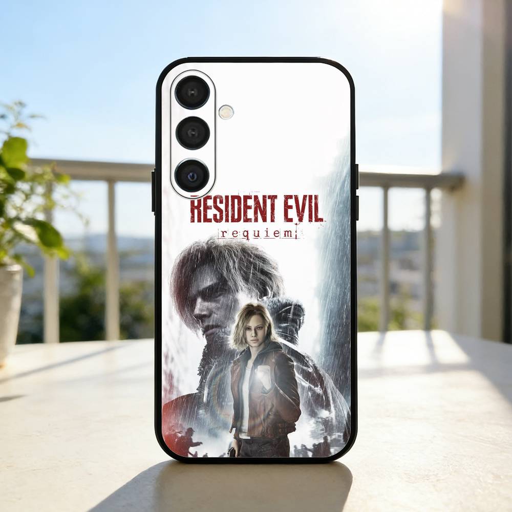 Game R-Resident E-Evil R-Requiem Phone Case For Samsung A73,72,71,53,52,51,22,91,80, Soft Black Cover