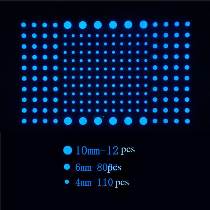 Nálepky na stěnu svítící hvězdy svítící ve tmě dekorace do obývacího pokoje ložnice vypínač dětský pokoj koleje DIY kreativní samolepky svítící ve tmě