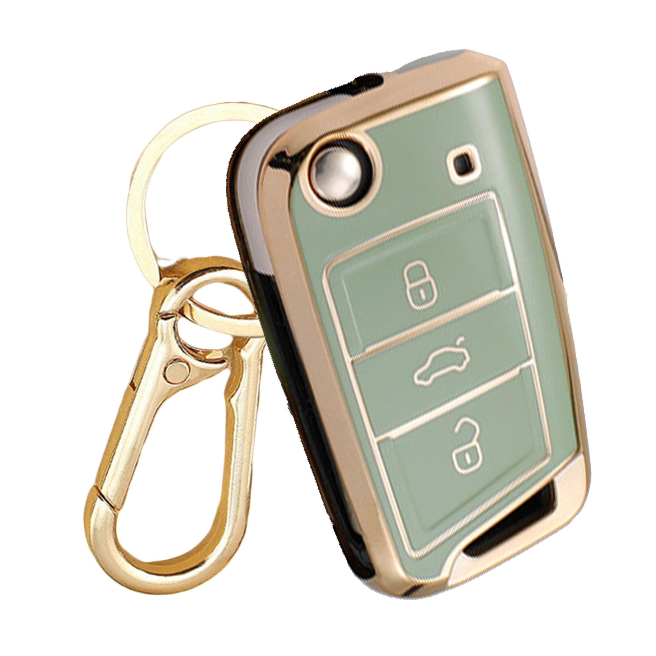 [FRACTAL CREATION] Volkswagen car compatible key case key cover custom золотой