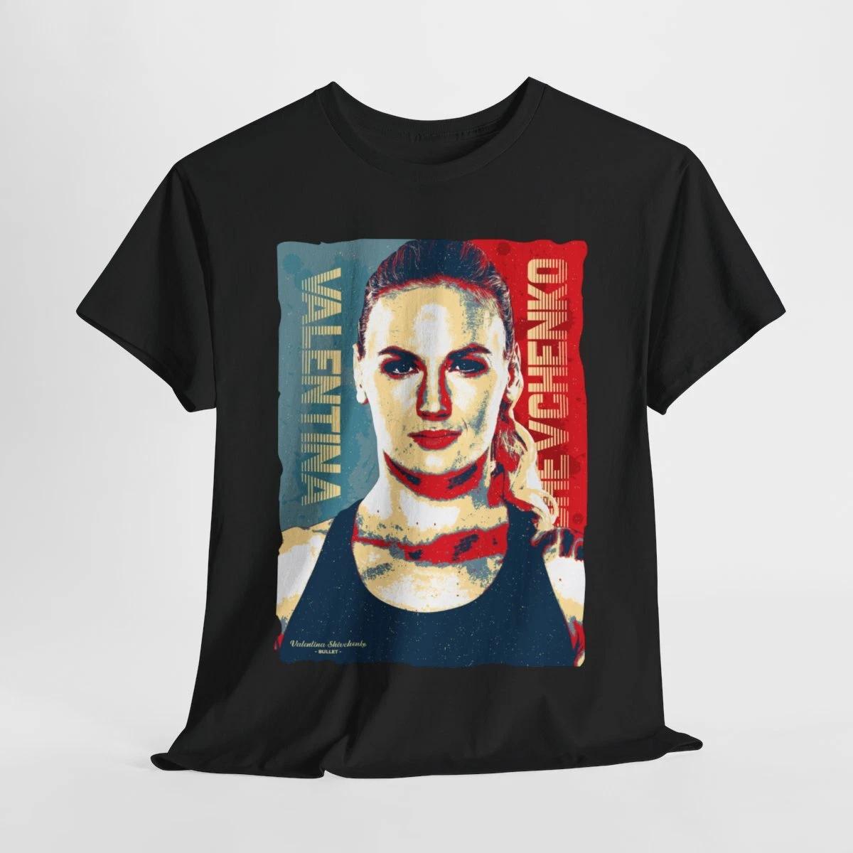 Valentina Shevchenko Bullet women s MMA Fighter Champ Funny Gift Unisex 100% Cotton T-shirt Mens Tees Top 3XL