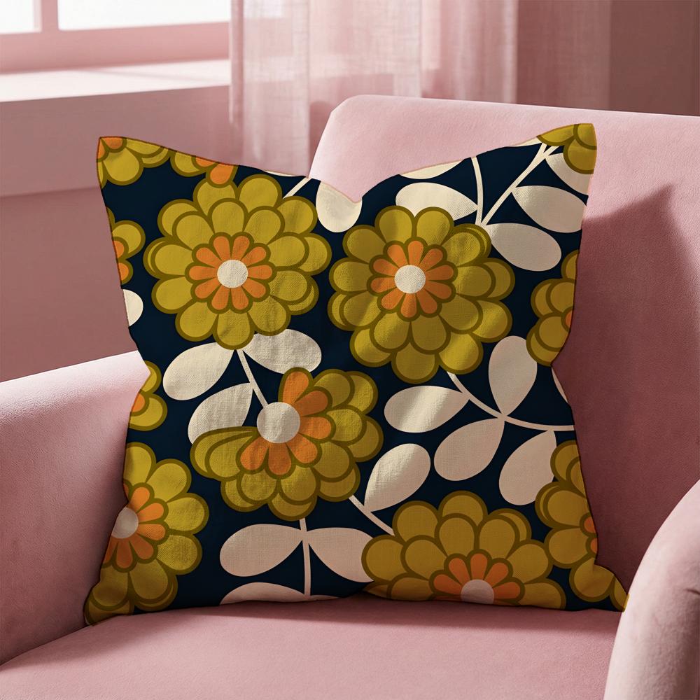 Aesthetic Art OOrla Kiely Cushion Cover MultiScene Pillow Cover for Home Car Reversible Soft Durable for Daily Use